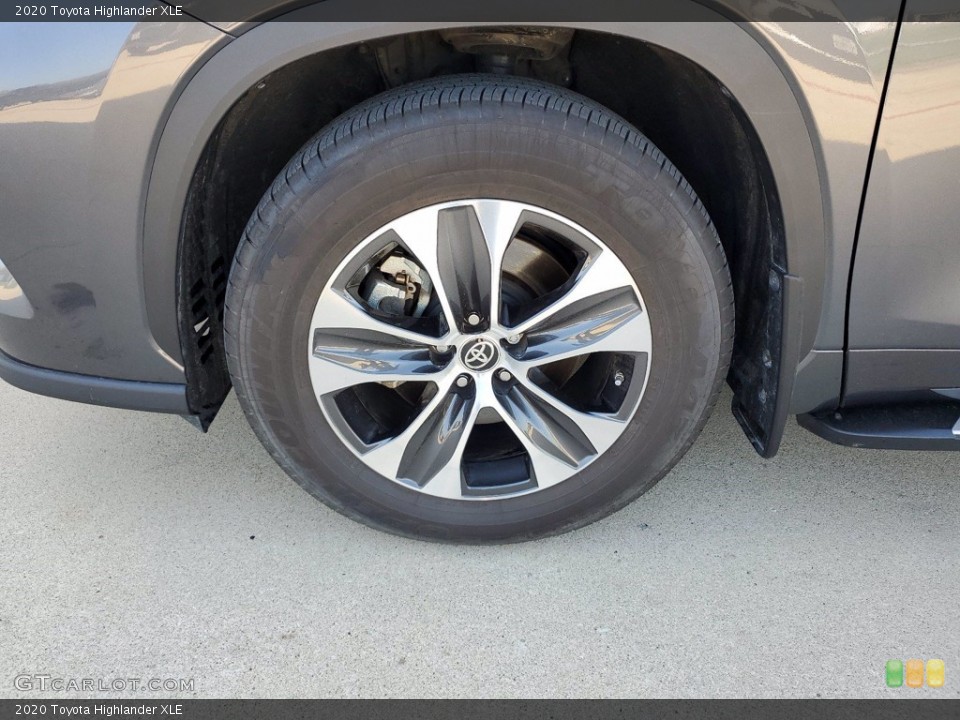 2020 Toyota Highlander XLE Wheel and Tire Photo #141509164