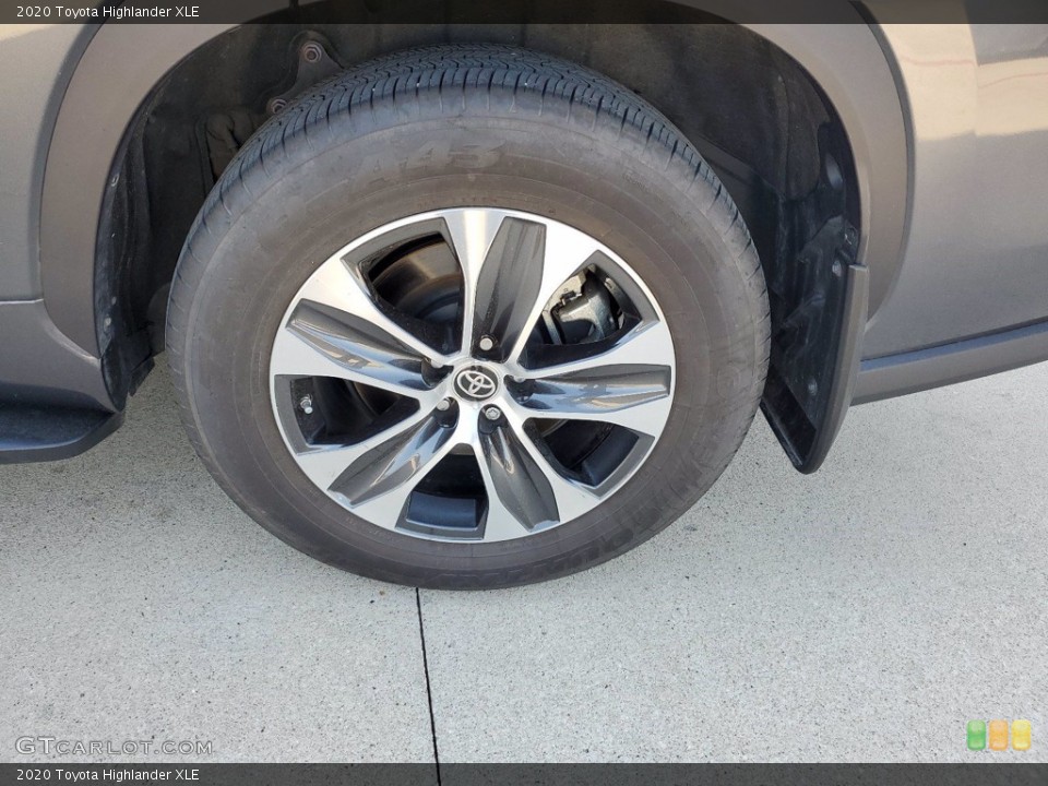2020 Toyota Highlander XLE Wheel and Tire Photo #141509629