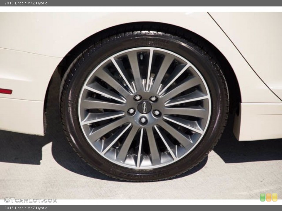 2015 Lincoln MKZ Hybrid Wheel and Tire Photo #141510400
