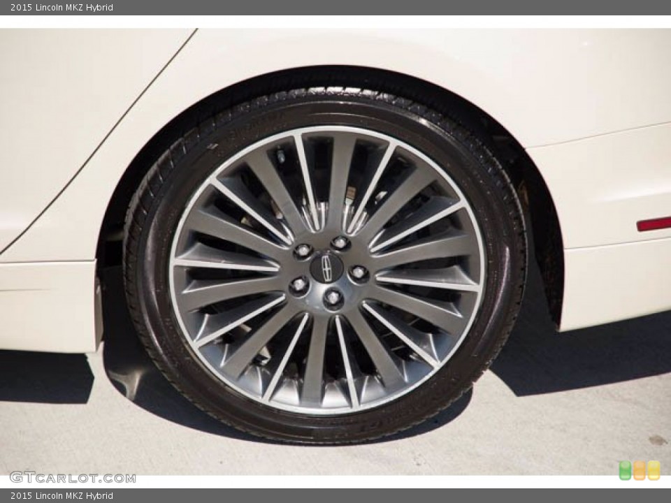 2015 Lincoln MKZ Hybrid Wheel and Tire Photo #141510430