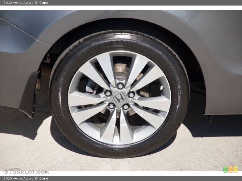 2010 Honda Accord EX Coupe Wheel and Tire Photo #141511636