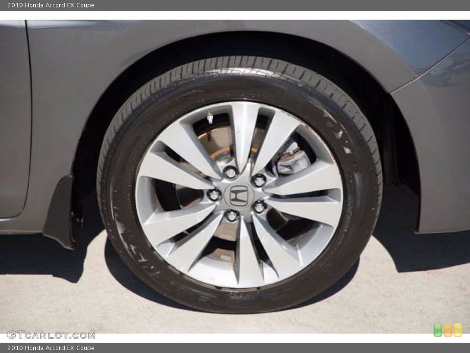 2010 Honda Accord EX Coupe Wheel and Tire Photo #141511648