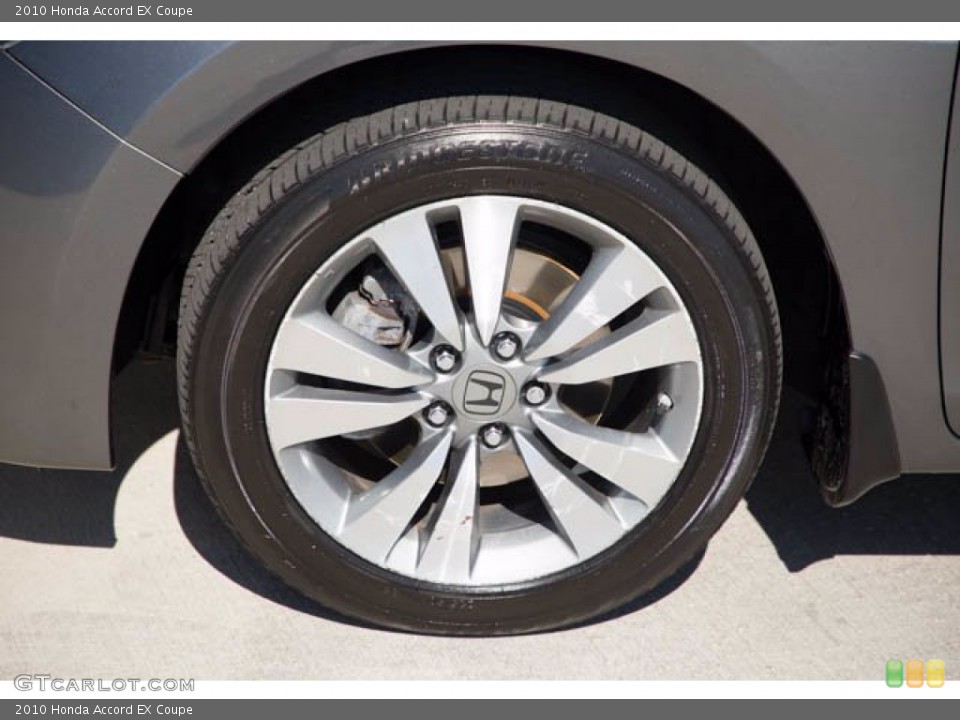 2010 Honda Accord EX Coupe Wheel and Tire Photo #141511669