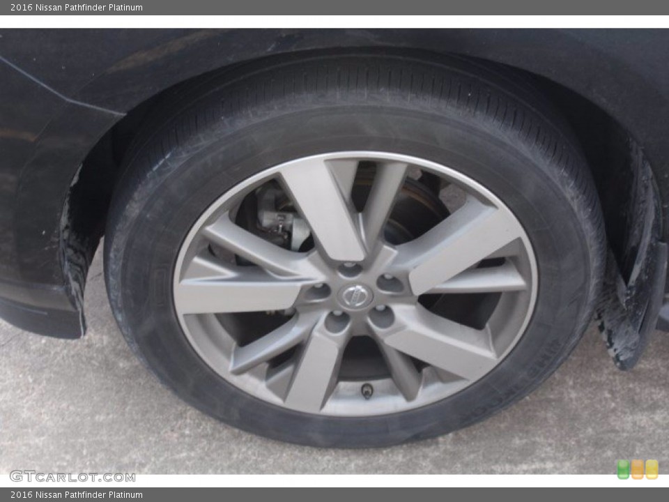 2016 Nissan Pathfinder Platinum Wheel and Tire Photo #141547371