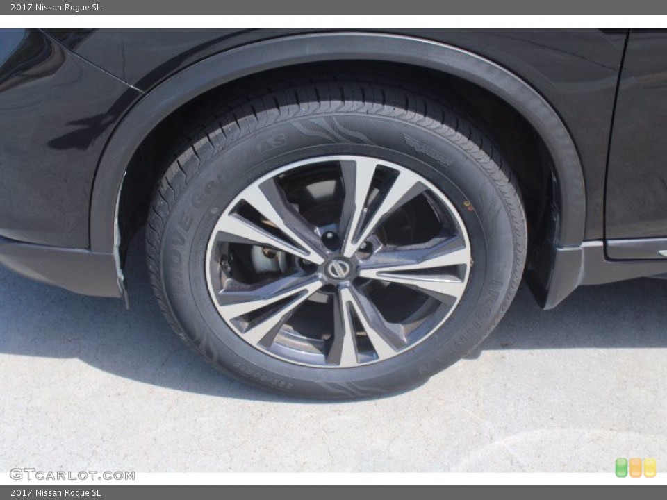 2017 Nissan Rogue SL Wheel and Tire Photo #141573050