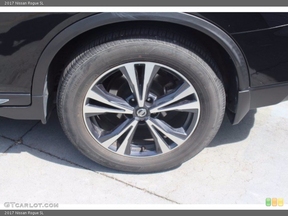 2017 Nissan Rogue SL Wheel and Tire Photo #141573053