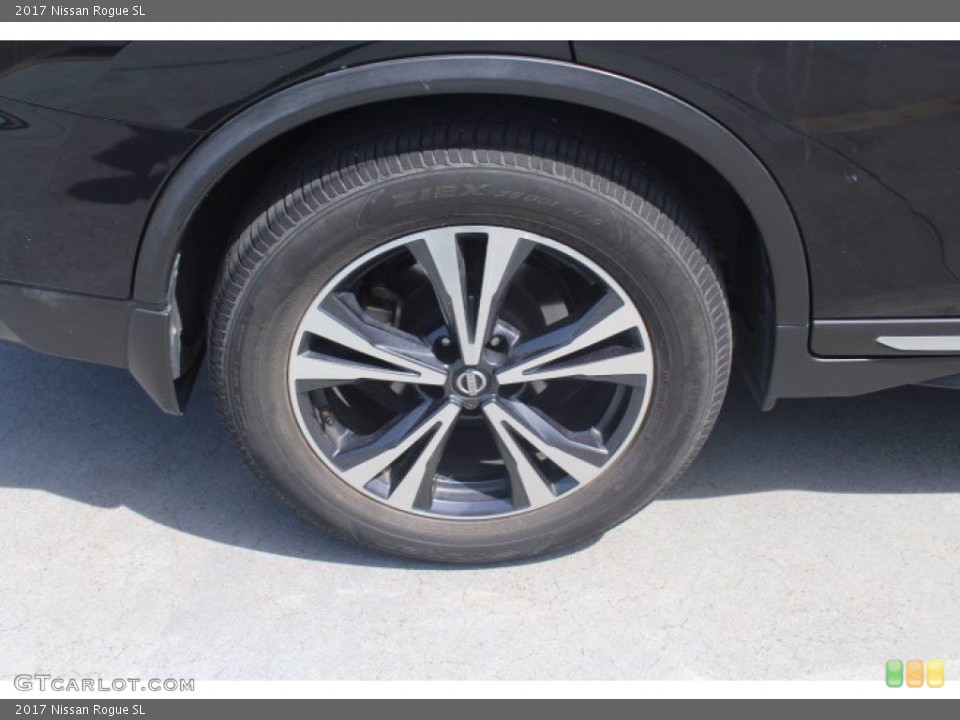 2017 Nissan Rogue SL Wheel and Tire Photo #141573071