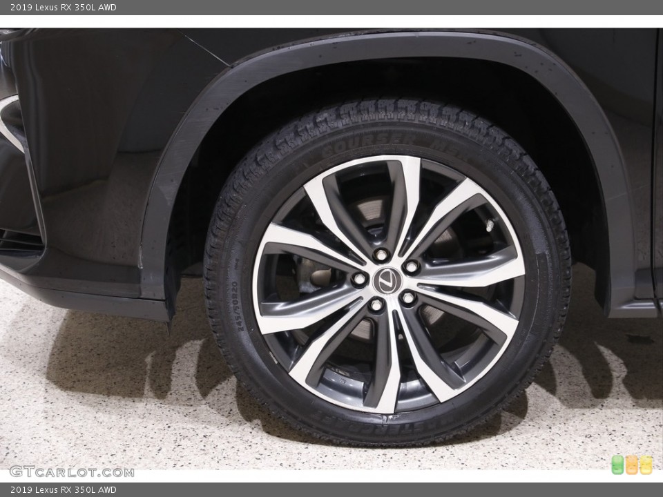 2019 Lexus RX 350L AWD Wheel and Tire Photo #141636092