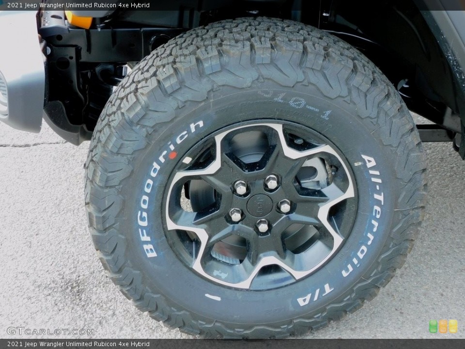 2021 Jeep Wrangler Unlimited Rubicon 4xe Hybrid Wheel and Tire Photo #141640975