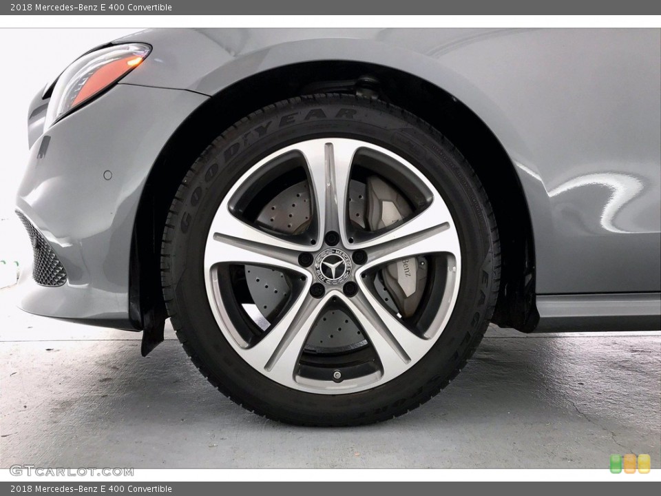 2018 Mercedes-Benz E 400 Convertible Wheel and Tire Photo #141686151