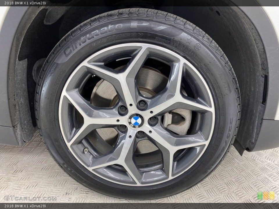 2018 BMW X1 xDrive28i Wheel and Tire Photo #141688785