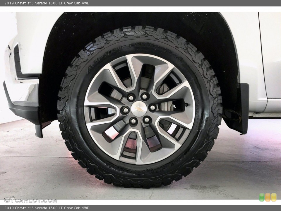 2019 Chevrolet Silverado 1500 LT Crew Cab 4WD Wheel and Tire Photo #141690696