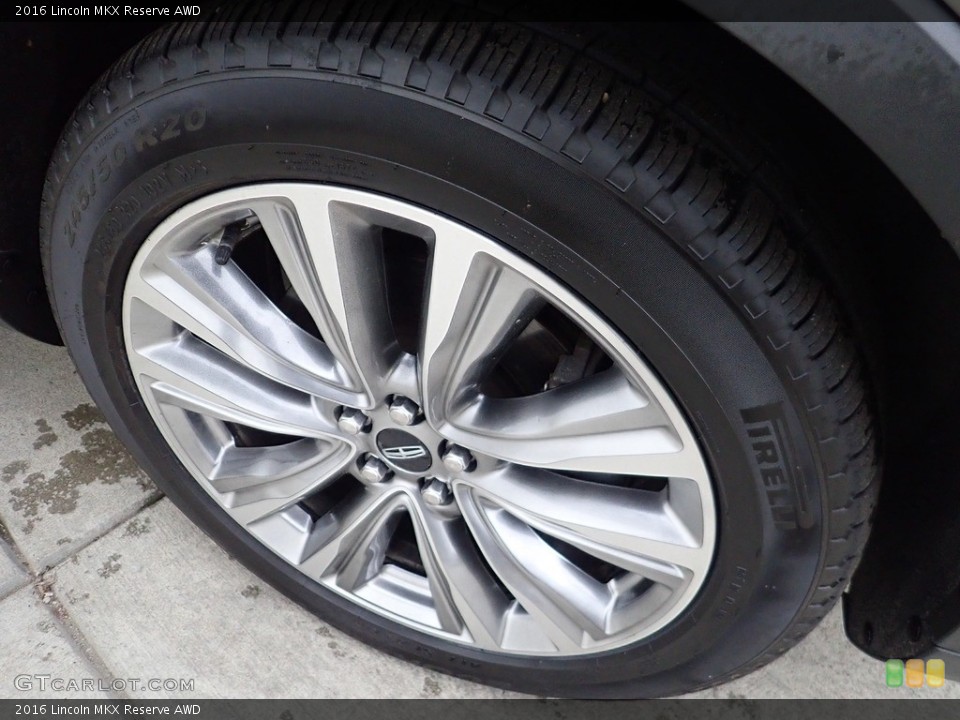 2016 Lincoln MKX Reserve AWD Wheel and Tire Photo #141713477