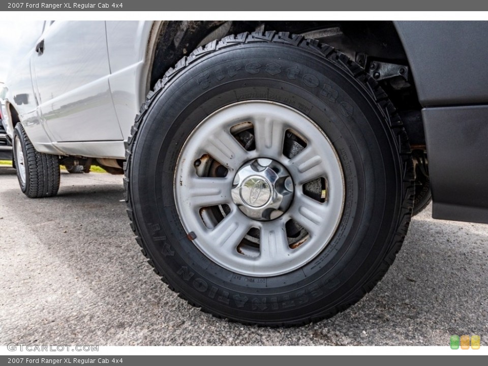 2007 Ford Ranger XL Regular Cab 4x4 Wheel and Tire Photo #141722304