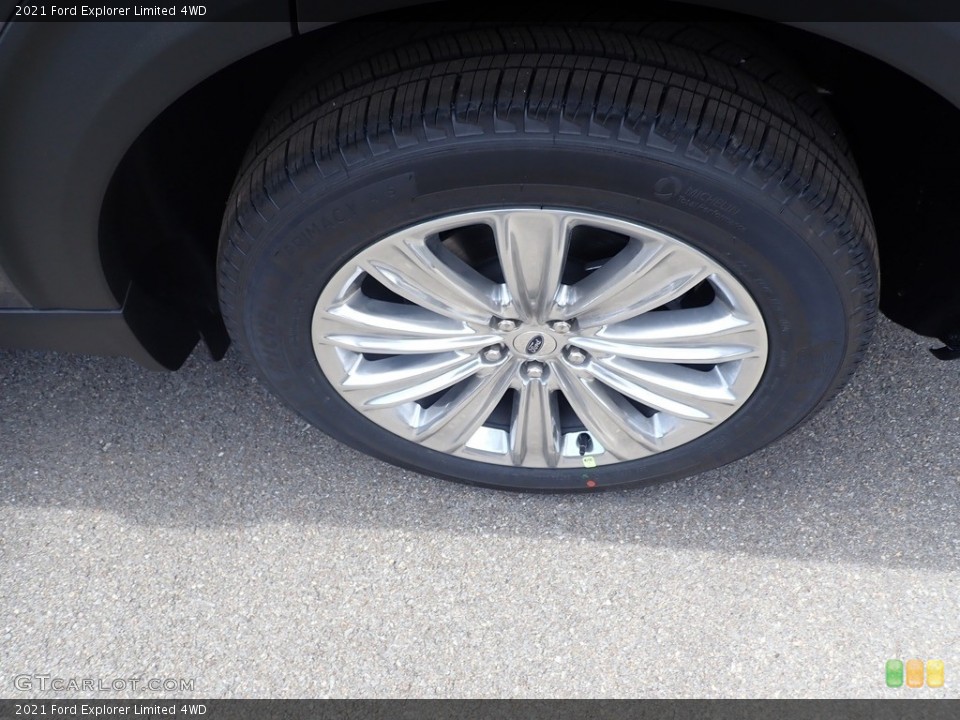 2021 Ford Explorer Limited 4WD Wheel and Tire Photo #141725939