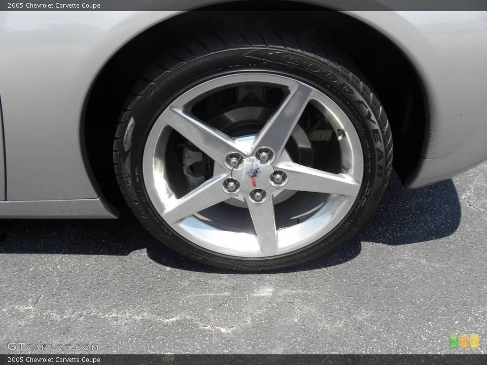 2005 Chevrolet Corvette Coupe Wheel and Tire Photo #14172760