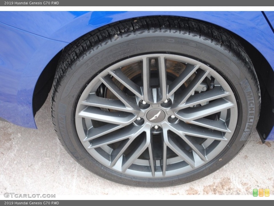 2019 Hyundai Genesis G70 RWD Wheel and Tire Photo #141740376