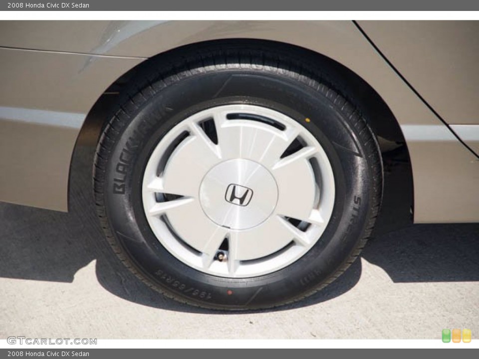 2008 Honda Civic DX Sedan Wheel and Tire Photo #141747392