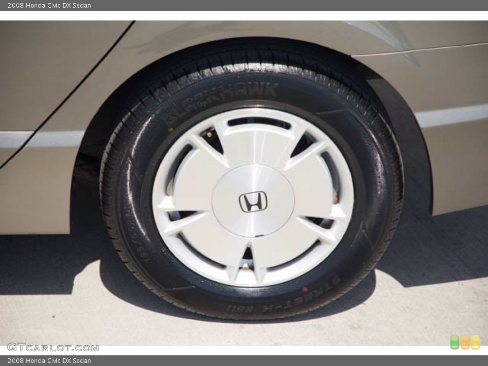 2008 Honda Civic DX Sedan Wheel and Tire Photo #141747423