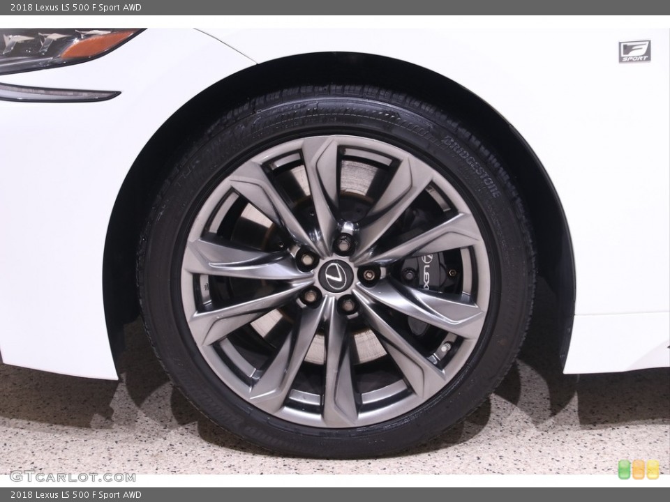 2018 Lexus LS 500 F Sport AWD Wheel and Tire Photo #141767603