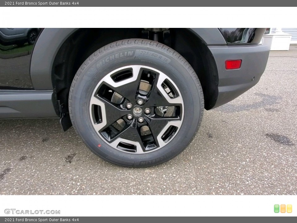 2021 Ford Bronco Sport Outer Banks 4x4 Wheel and Tire Photo #141784877