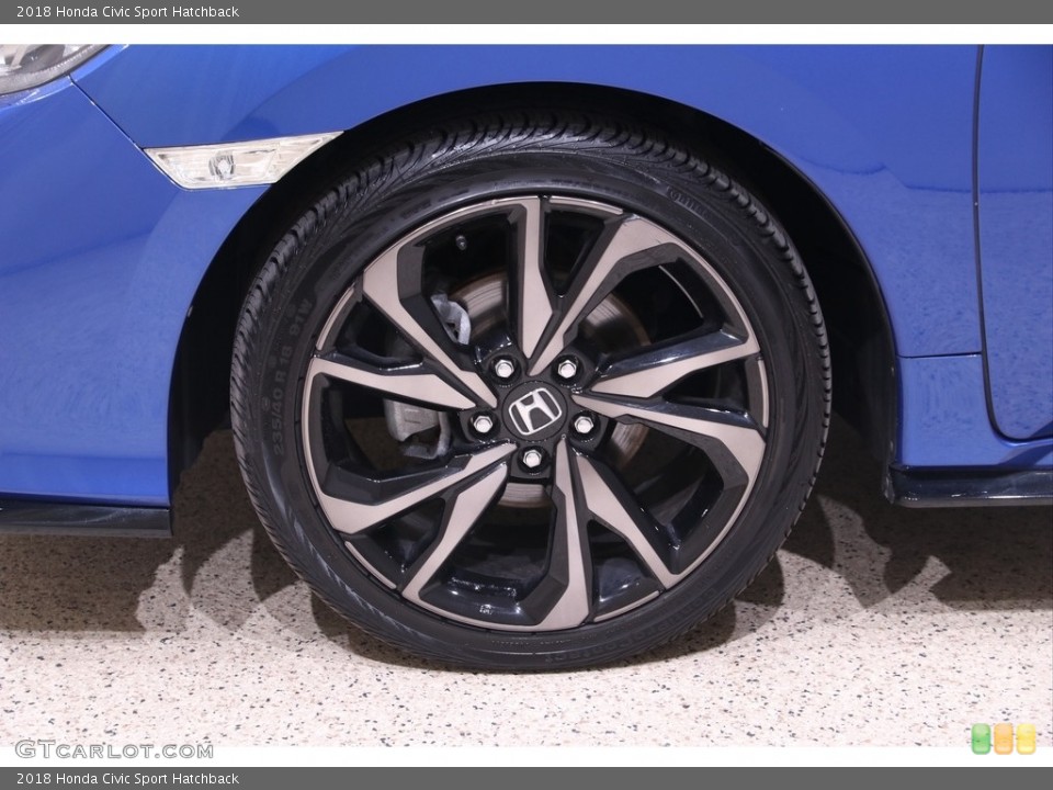 2018 Honda Civic Sport Hatchback Wheel and Tire Photo #141794654