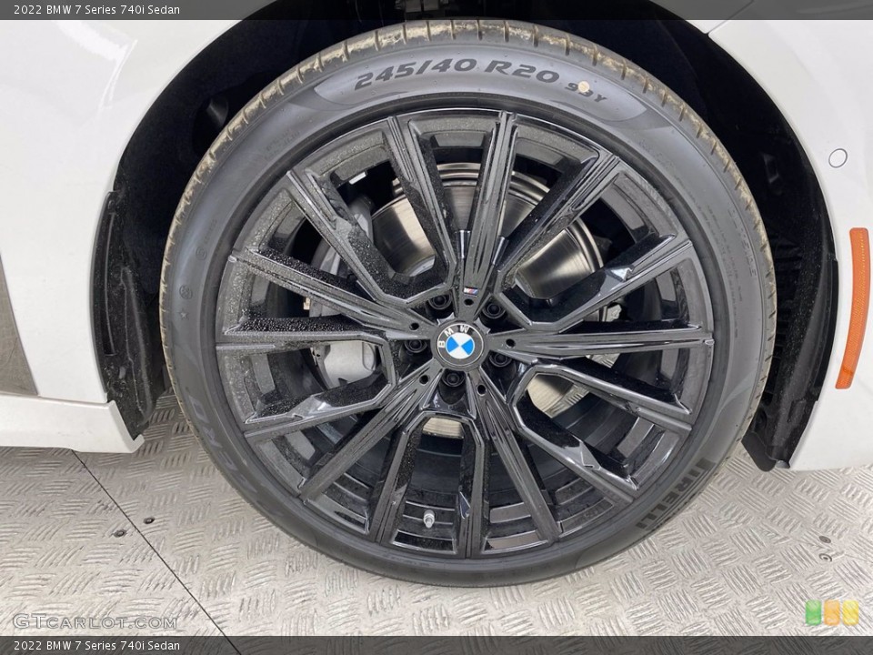 2022 BMW 7 Series 740i Sedan Wheel and Tire Photo #141811123