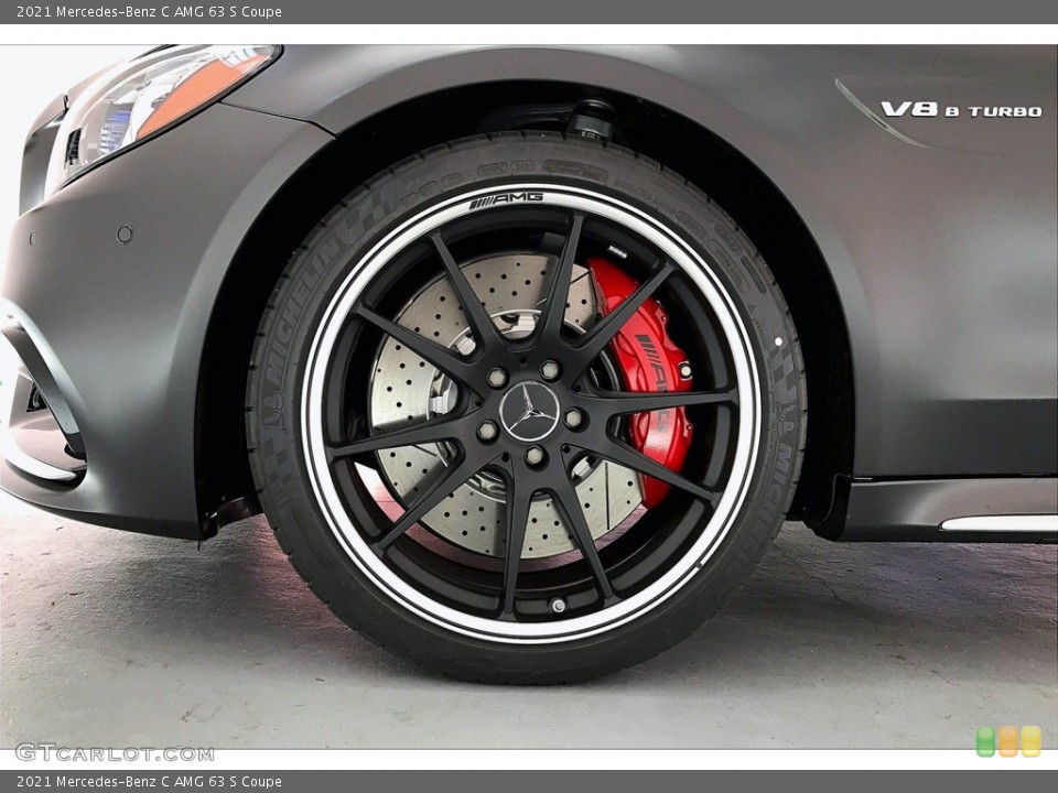 2021 Mercedes-Benz C AMG 63 S Coupe Wheel and Tire Photo #141822023