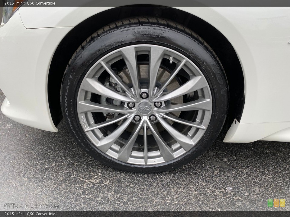2015 Infiniti Q60 Convertible Wheel and Tire Photo #141825167