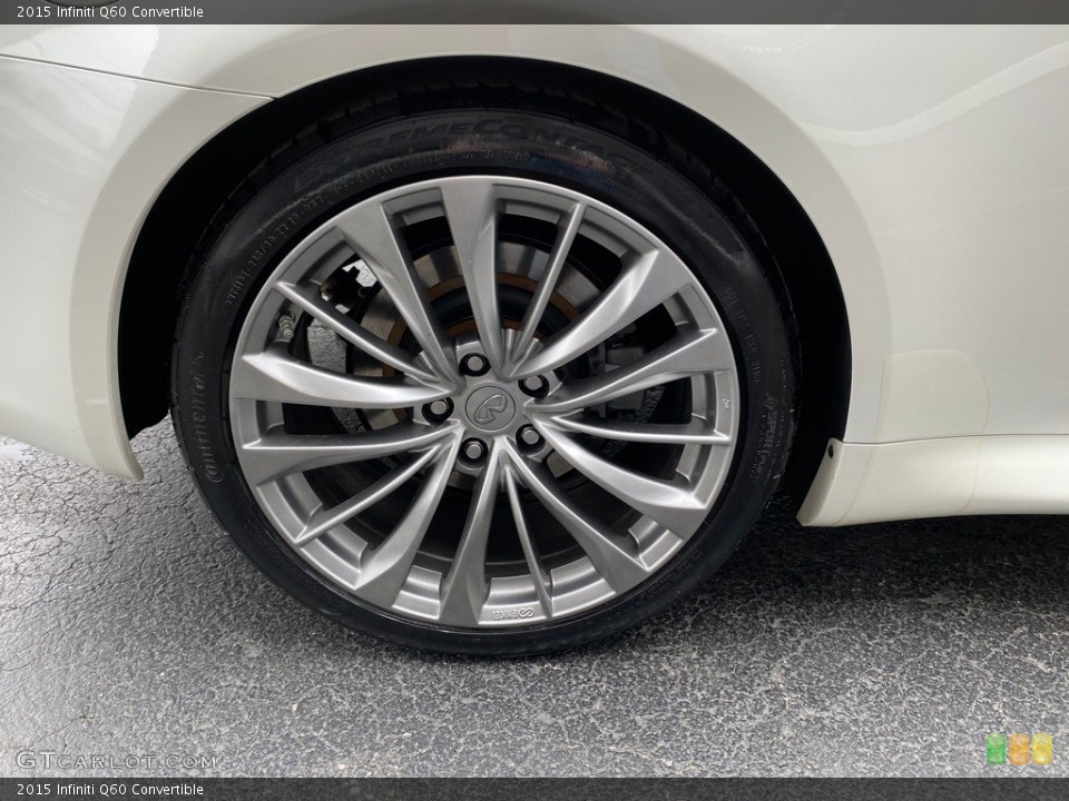 2015 Infiniti Q60 Convertible Wheel and Tire Photo #141825218