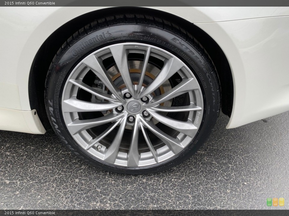 2015 Infiniti Q60 Convertible Wheel and Tire Photo #141825239