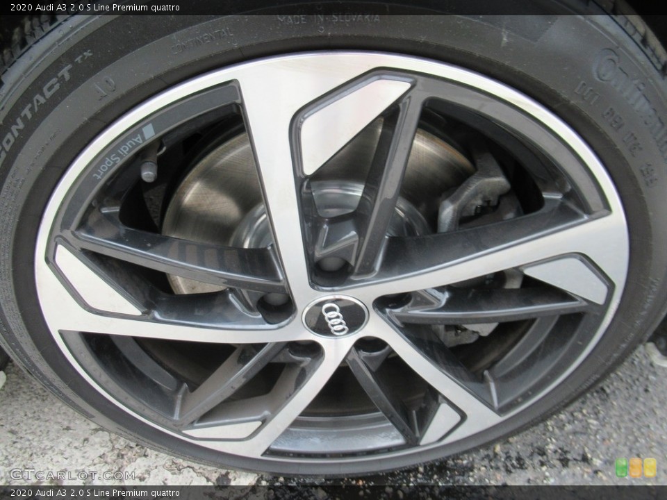 2020 Audi A3 2.0 S Line Premium quattro Wheel and Tire Photo #141862792