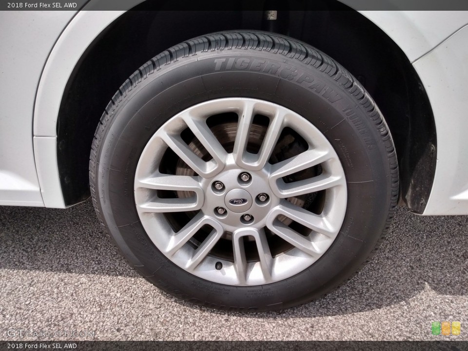 2018 Ford Flex SEL AWD Wheel and Tire Photo #141894712