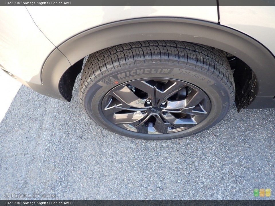 2022 Kia Sportage Nightfall Edition AWD Wheel and Tire Photo #141956867