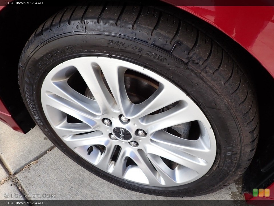 2014 Lincoln MKZ AWD Wheel and Tire Photo #141967491