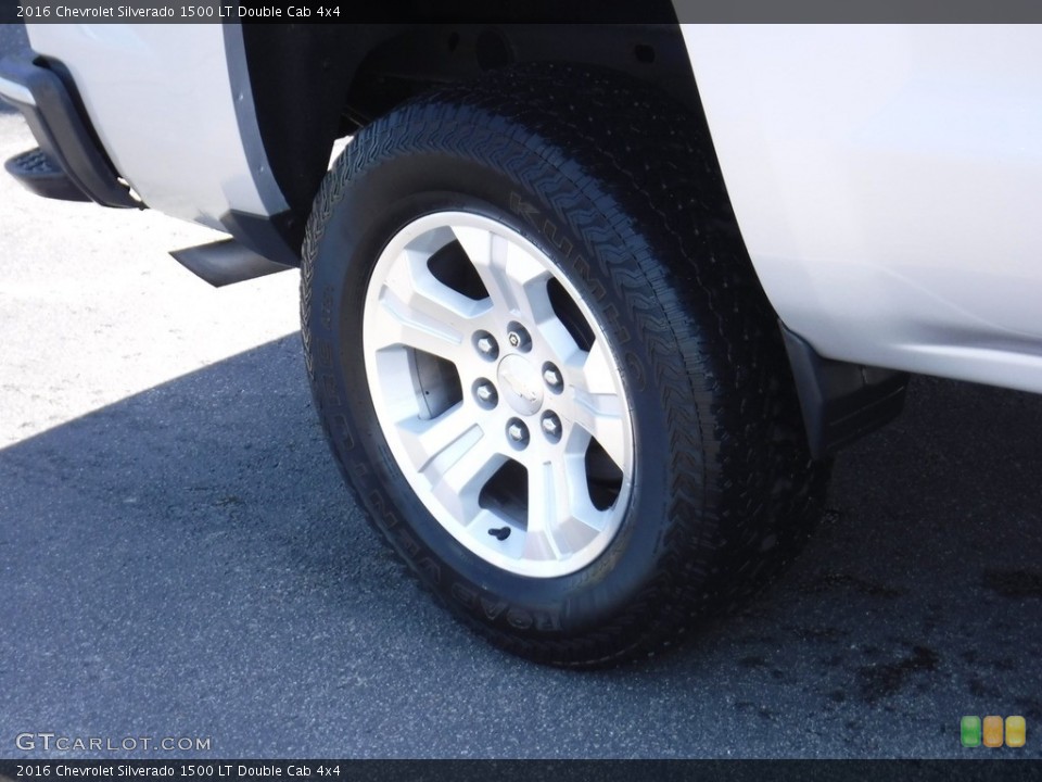 2016 Chevrolet Silverado 1500 LT Double Cab 4x4 Wheel and Tire Photo #141995049