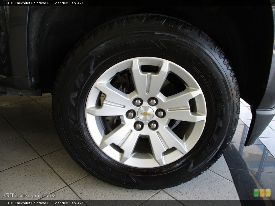 2016 Chevrolet Colorado LT Extended Cab 4x4 Wheel and Tire Photo #142013366