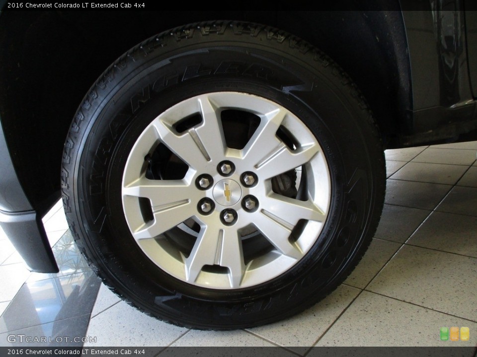 2016 Chevrolet Colorado LT Extended Cab 4x4 Wheel and Tire Photo #142013405