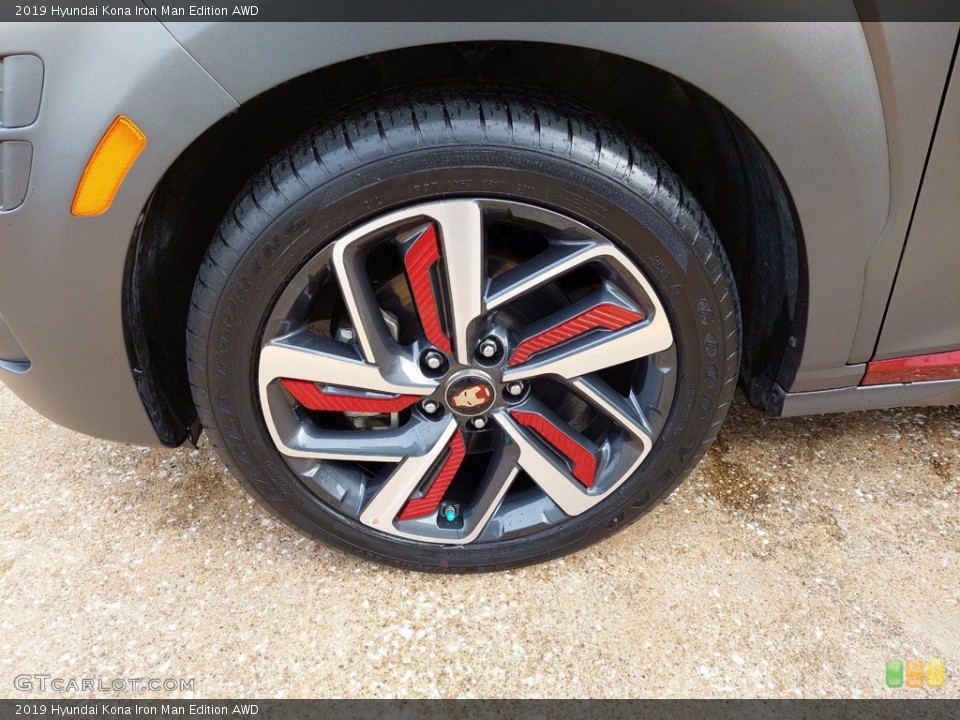 2019 Hyundai Kona Iron Man Edition AWD Wheel and Tire Photo #142024695