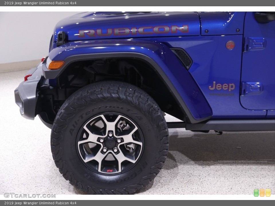 2019 Jeep Wrangler Unlimited Rubicon 4x4 Wheel and Tire Photo #142033630