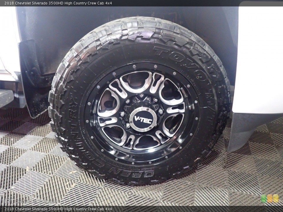 2018 Chevrolet Silverado 3500HD Custom Wheel and Tire Photo #142034177