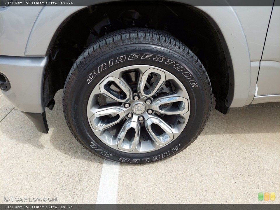 2021 Ram 1500 Laramie Crew Cab 4x4 Wheel and Tire Photo #142049437