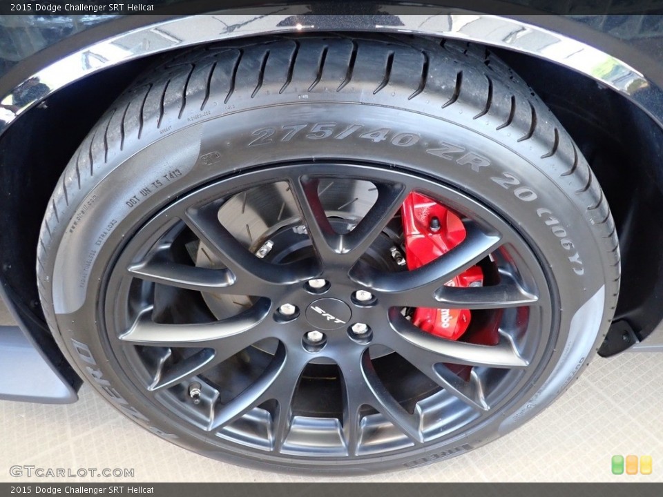2015 Dodge Challenger SRT Hellcat Wheel and Tire Photo #142049668