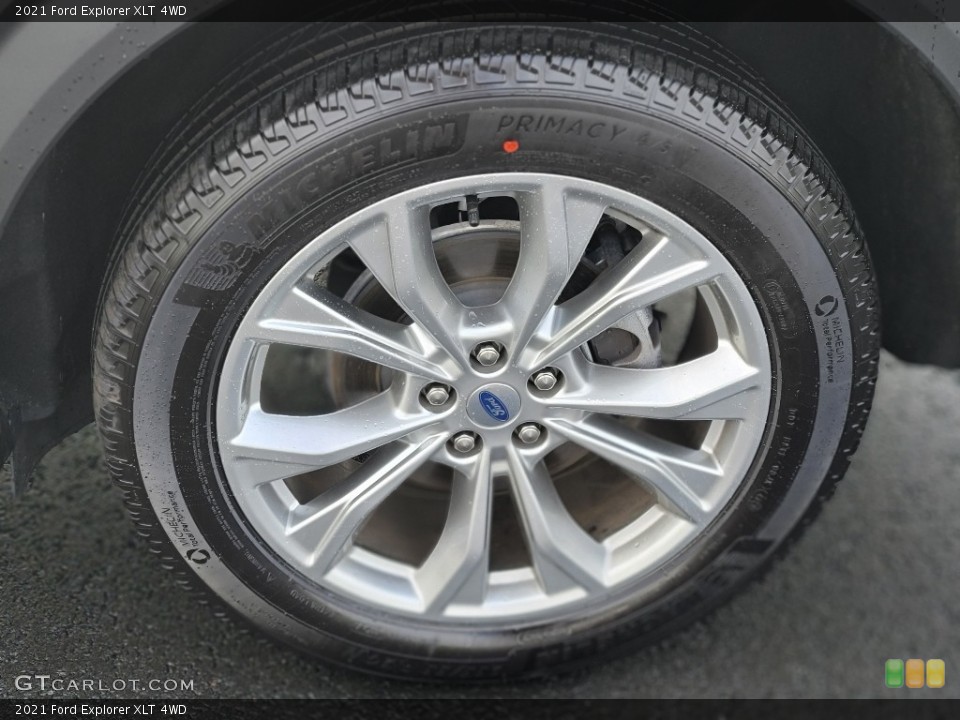 2021 Ford Explorer XLT 4WD Wheel and Tire Photo #142110640