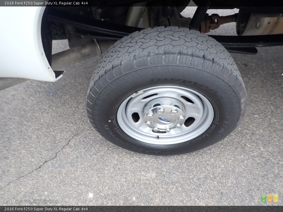 2016 Ford F250 Super Duty XL Regular Cab 4x4 Wheel and Tire Photo #142130094