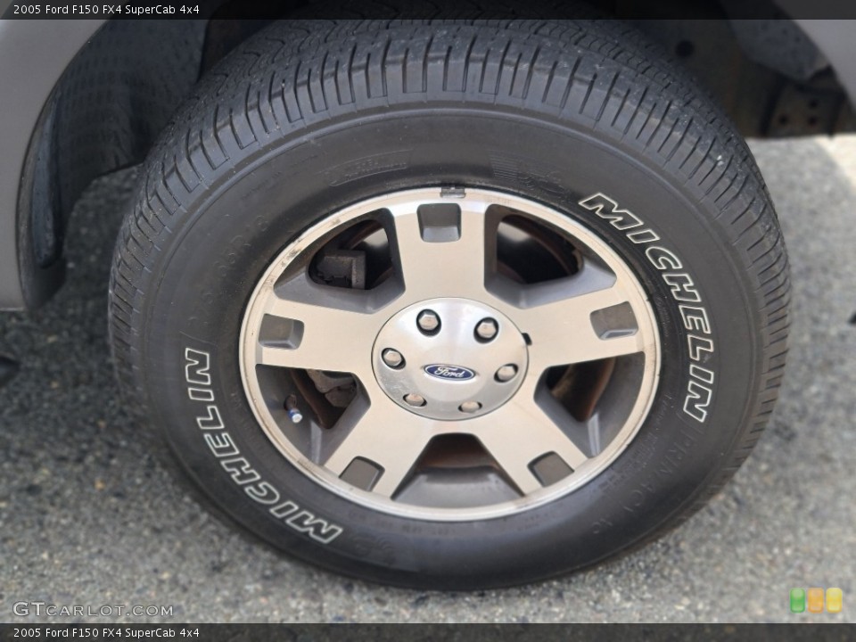 2005 Ford F150 FX4 SuperCab 4x4 Wheel and Tire Photo #142137853