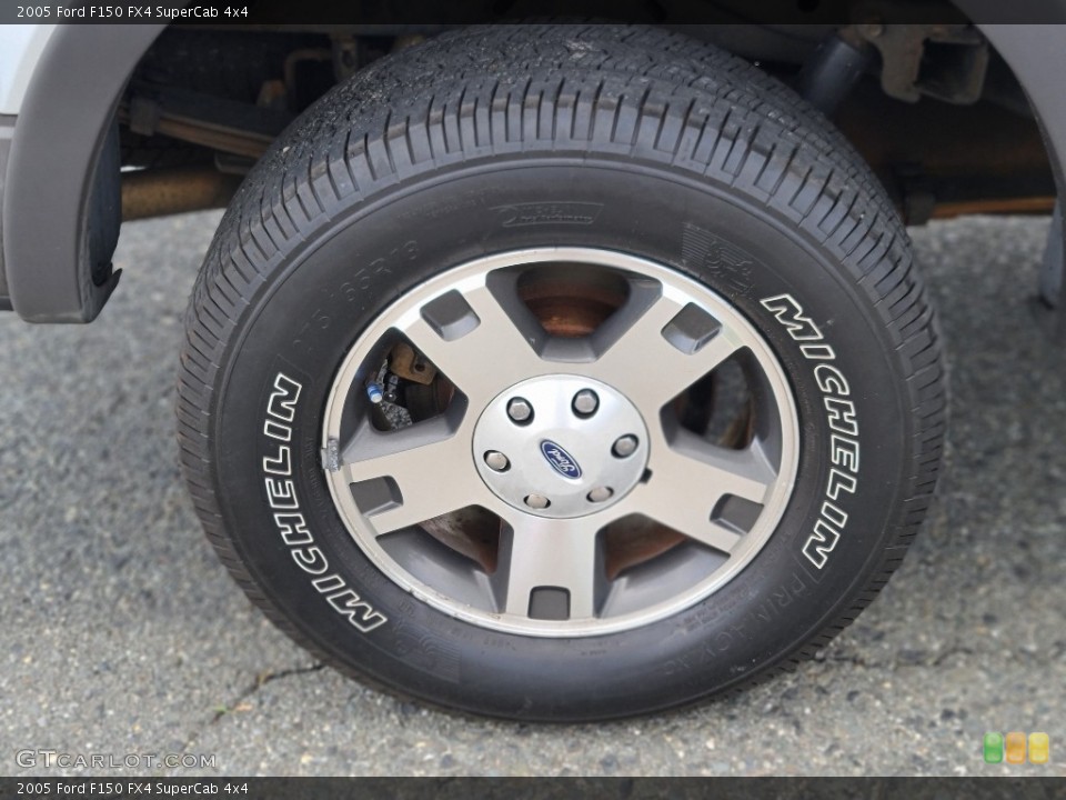 2005 Ford F150 FX4 SuperCab 4x4 Wheel and Tire Photo #142137876