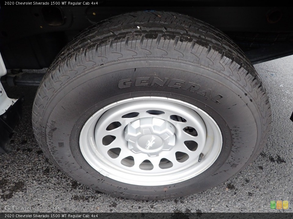 2020 Chevrolet Silverado 1500 WT Regular Cab 4x4 Wheel and Tire Photo #142139377