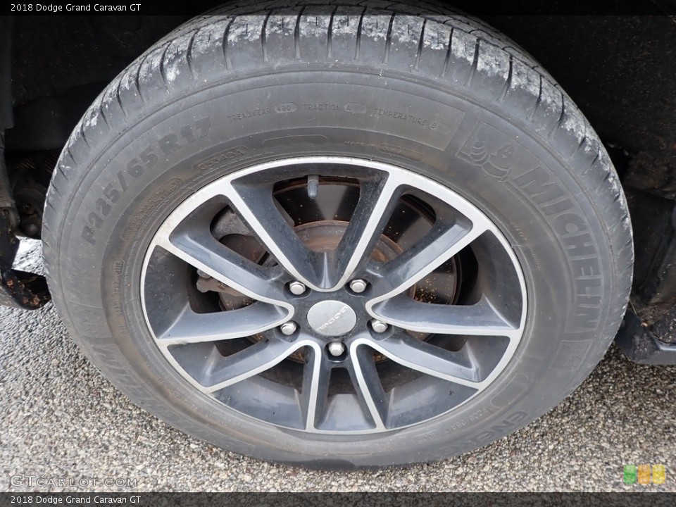 2018 Dodge Grand Caravan GT Wheel and Tire Photo #142141300
