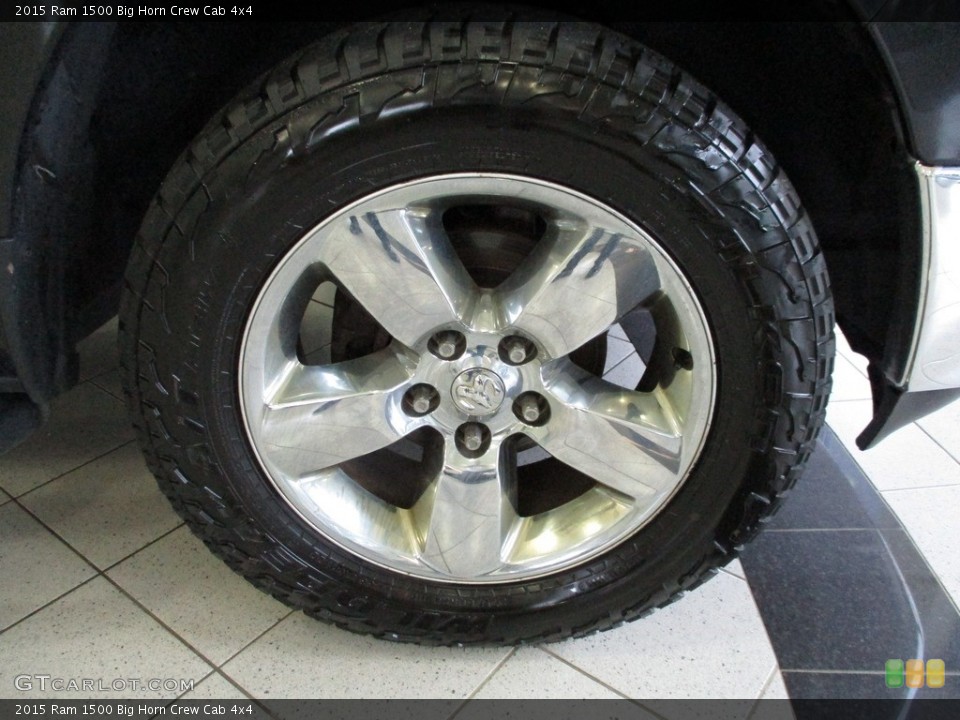2015 Ram 1500 Big Horn Crew Cab 4x4 Wheel and Tire Photo #142141330